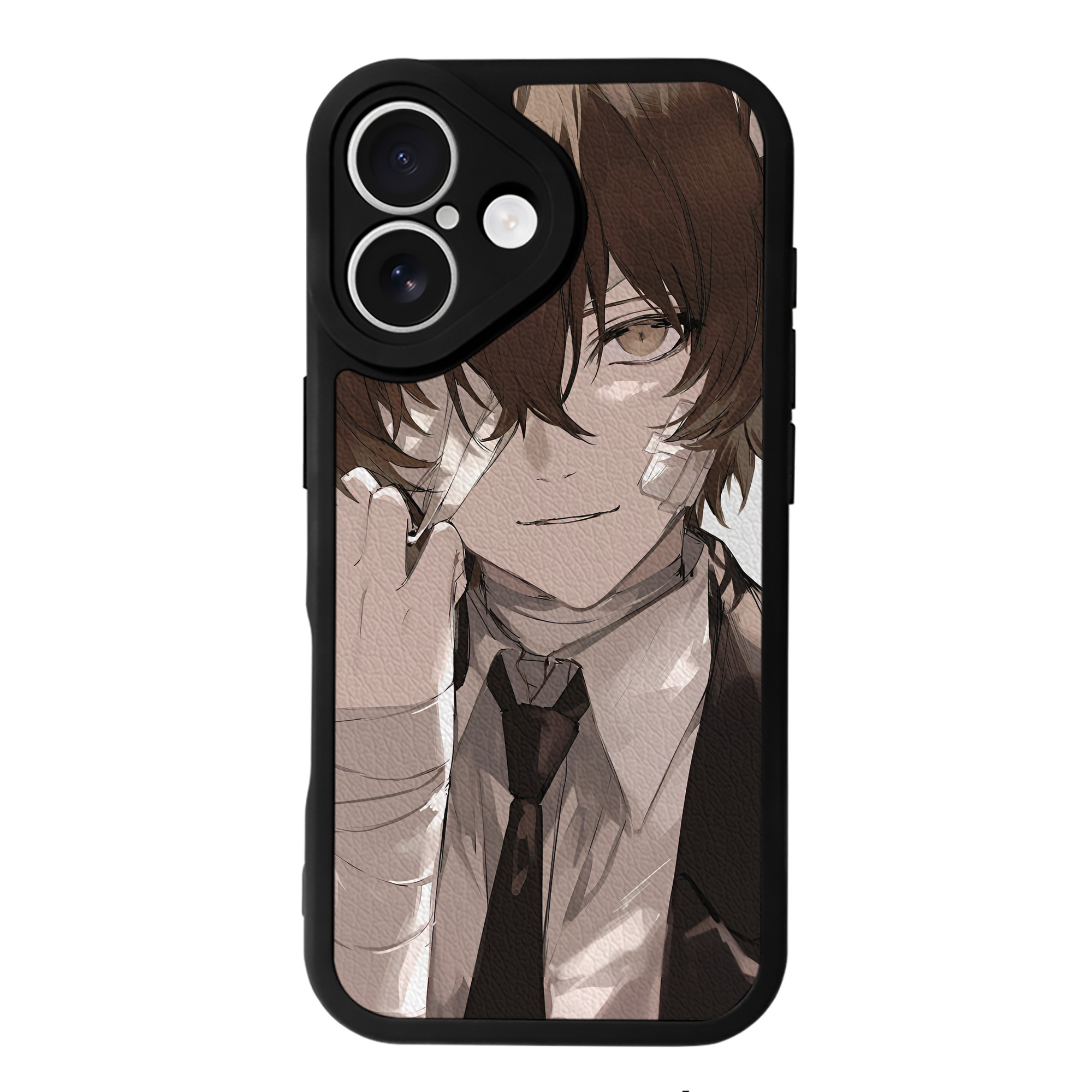 （画像用） 文豪ストレイドッグス Bungo Stray Dogs 【iPhone 16シリーズ対応】シリコンスマホケース（レザー調） 材質：シリコン